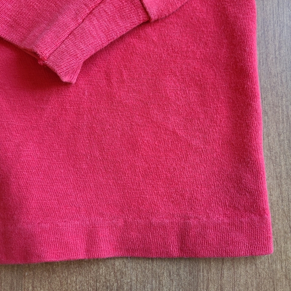 Vintage Fruit of the Loom Santa Christmas Sweatshirt Ugly Sweater Pullover Large - Picture 6 of 9